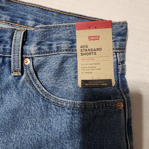 Levi's 401 standard shorts size 31 W31xL19 men's - Picture 2 of 6